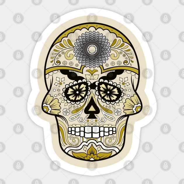 Sprocket Skull2 Sticker by CreativePhil